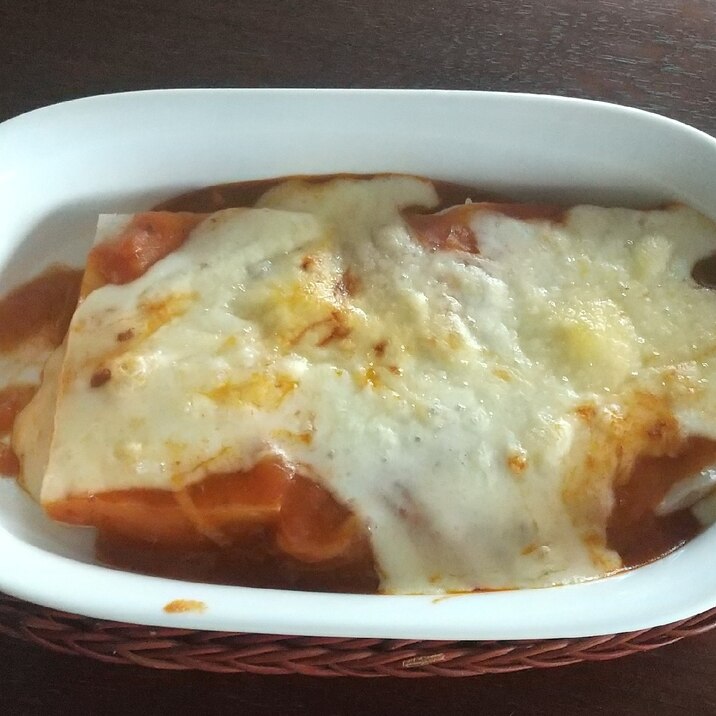 お餅で簡単ラザニア